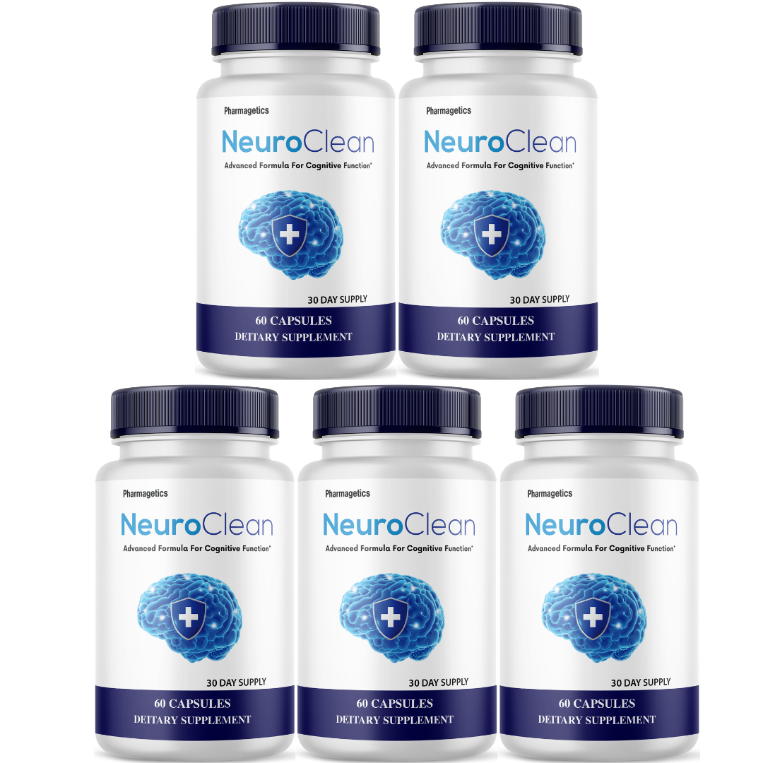 NeuroClean Brain Health Supplement Memory Focus Support 60 Capsules