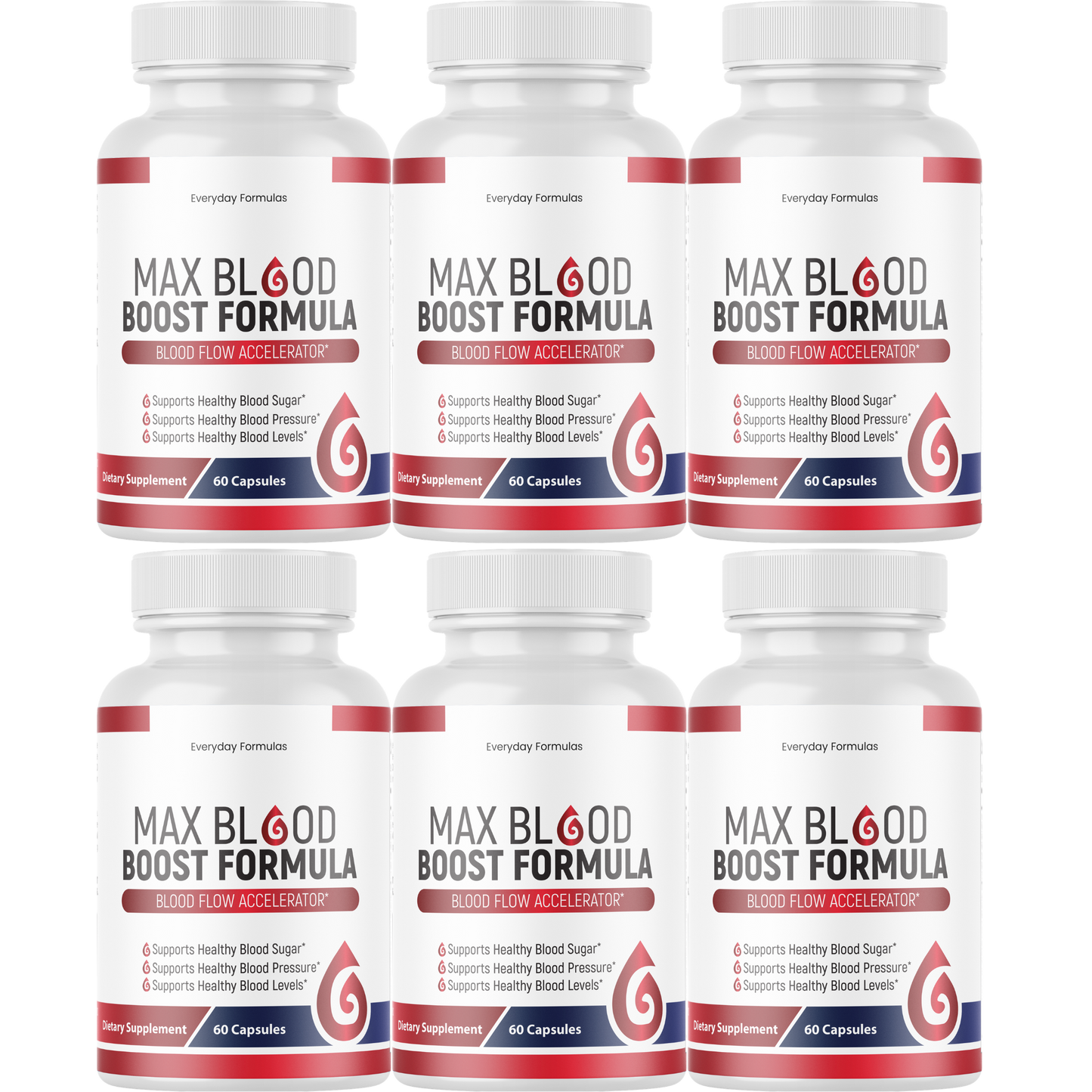 Max Blood Boost Formula Healthy Blood Sugar Supplement  60 Capsules