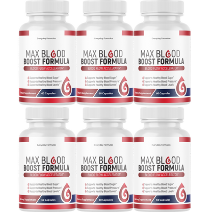 Max Blood Boost Formula Healthy Blood Sugar Supplement  60 Capsules