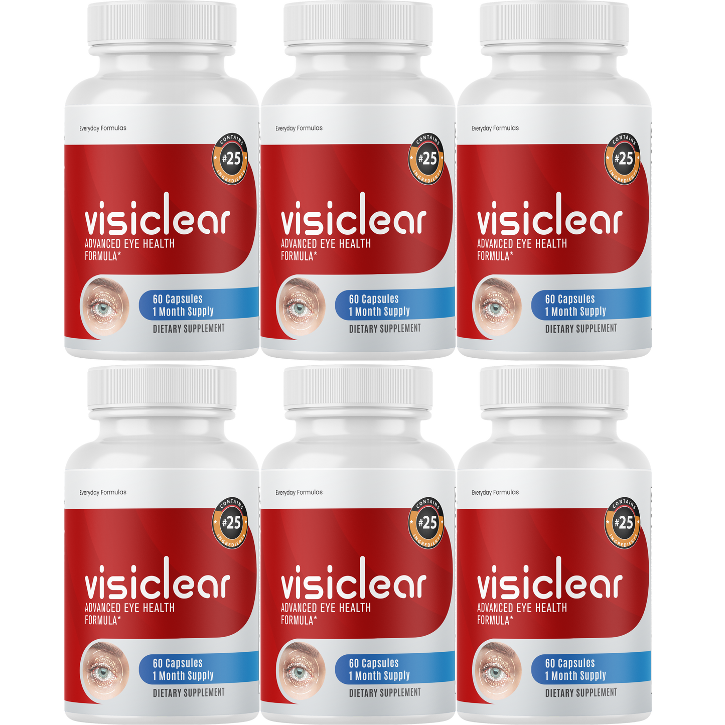 VisiClear Advanced Eye Health Formula Supplement 60 Capsules