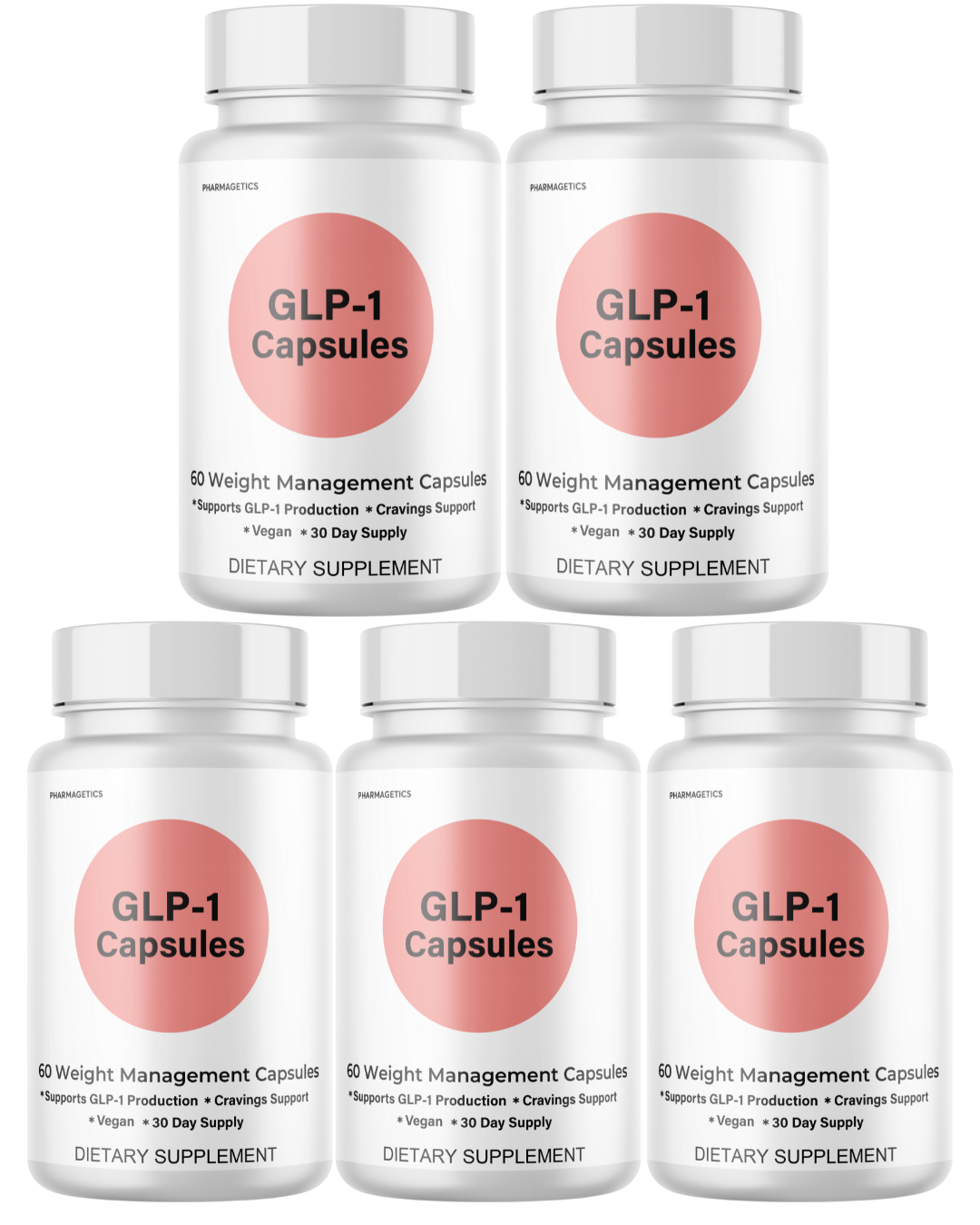GLP-1 Capsules Weight Management Support, Vegan Supplement 60 Capsules