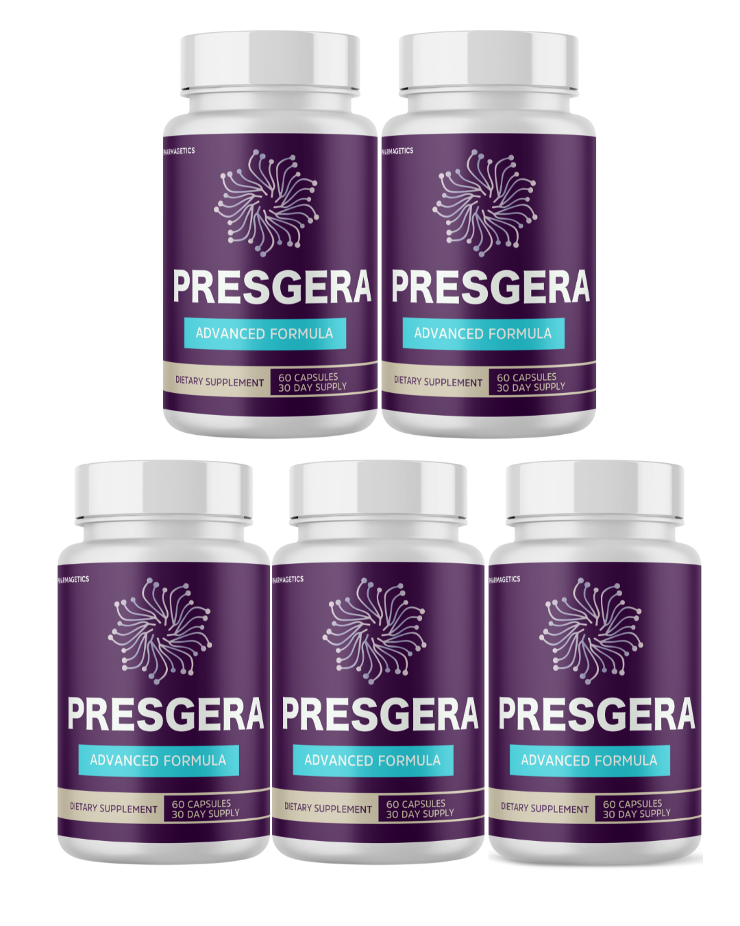 Presgera -Advanced Nerve Health Support, Herbal Remedy 60 Capsules