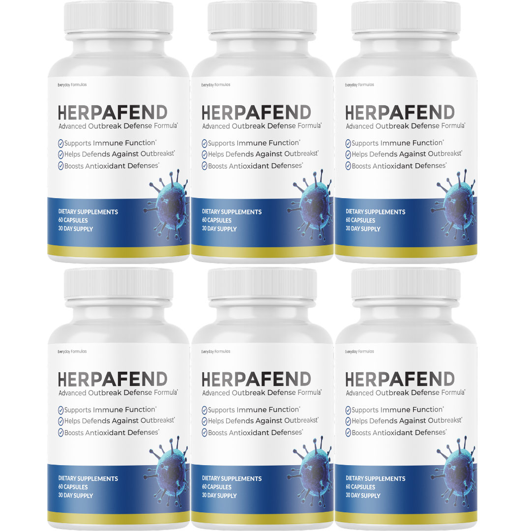 Herpafend Skin Health, Herpafend Pills for Healthy Clear Skin 60 Capsules