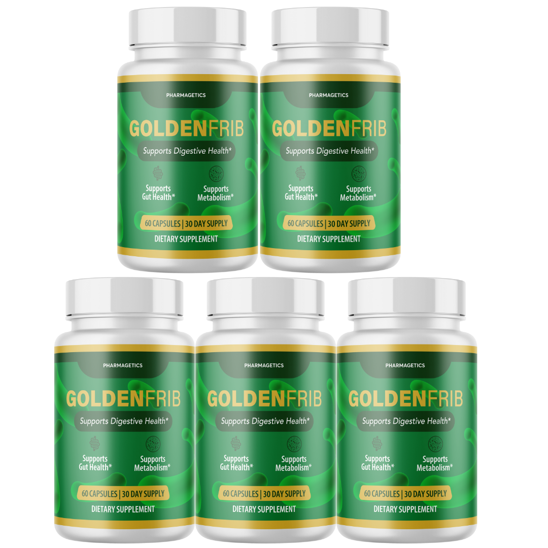GoldenFrib Formula for Probiotic and Gut Health Support 60 Capsules