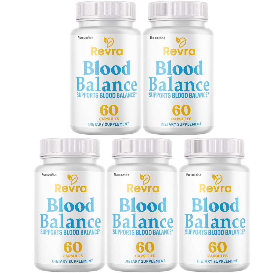 Revra Blood Balance Support, Blood Health Supplement 60 Capsules