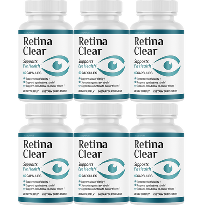 Retina Clear Capsules, RetinaClear Eye Health Support 60 Capsules