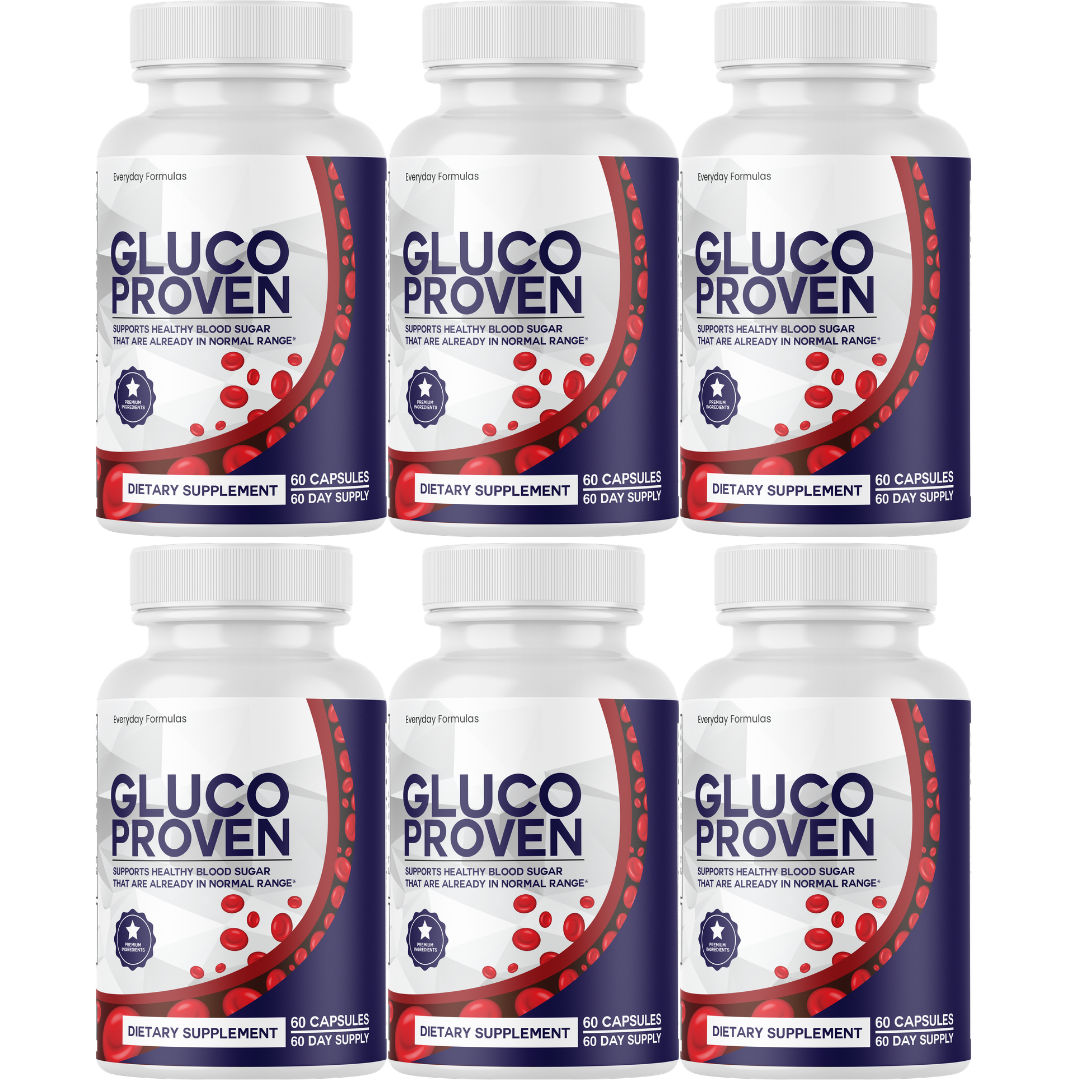 Gluco Proven Healthy Blood Sugar Support Formula 60 Capsules