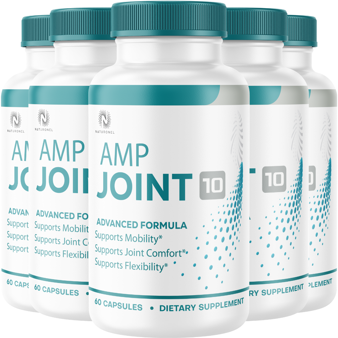 AMP Joint 10 (5 Pack) – Advanced Joint Support Supplement with Glucosamine 1500mg, Chondroitin, Boswellia, Turmeric & MSM – Mobility & Flexibility Support
