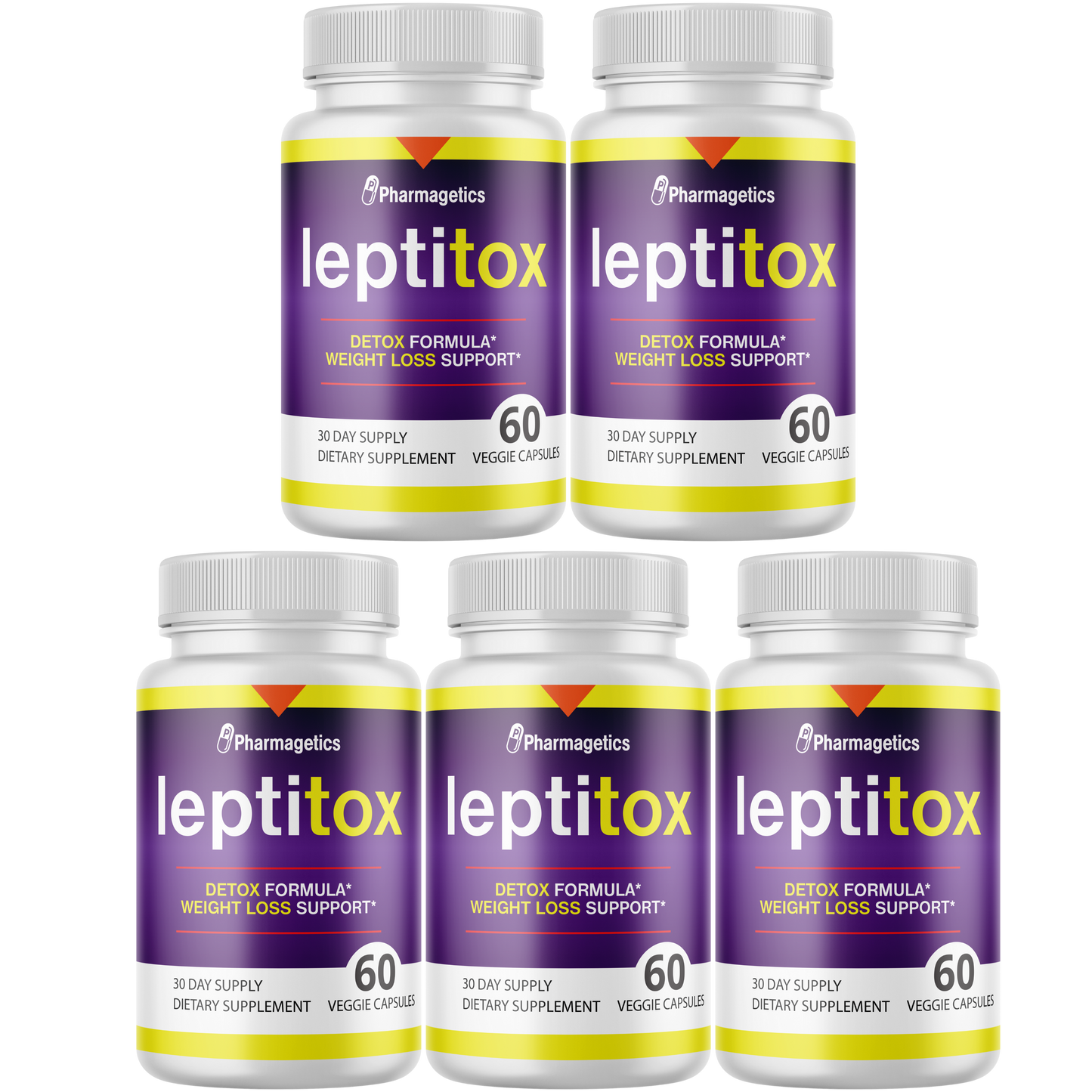 Leptitox Detox Formula Weight Loss Support Supplement 60 Capsules