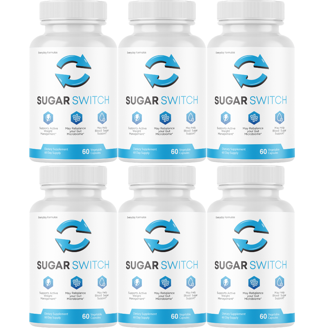 Sugar Switch Blood Sugar & Gut Health Support Supplement 60 Capsules