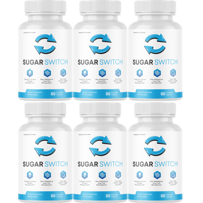 Sugar Switch Blood Sugar & Gut Health Support Supplement 60 Capsules