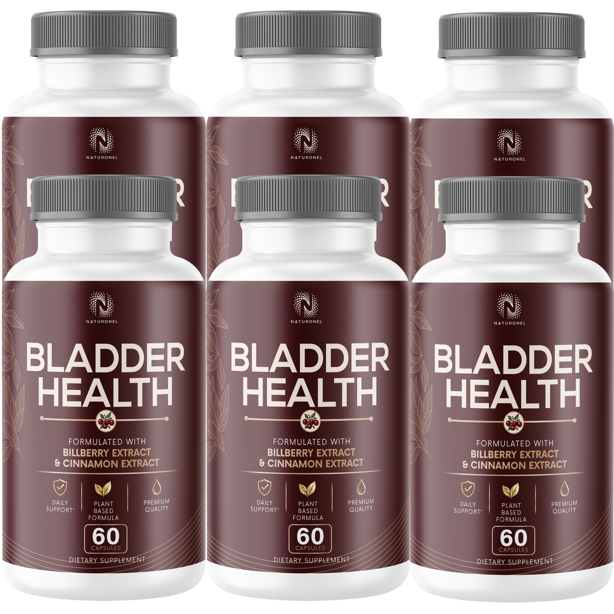Bladder Health Supplement – Advanced Urinary Tract & Daily Wellness Formula with Saw Palmetto, Pygeum, Uva Ursi, Pumpkin Seed, Bilberry, Cranberry Blend, Vitamins & Botanicals
