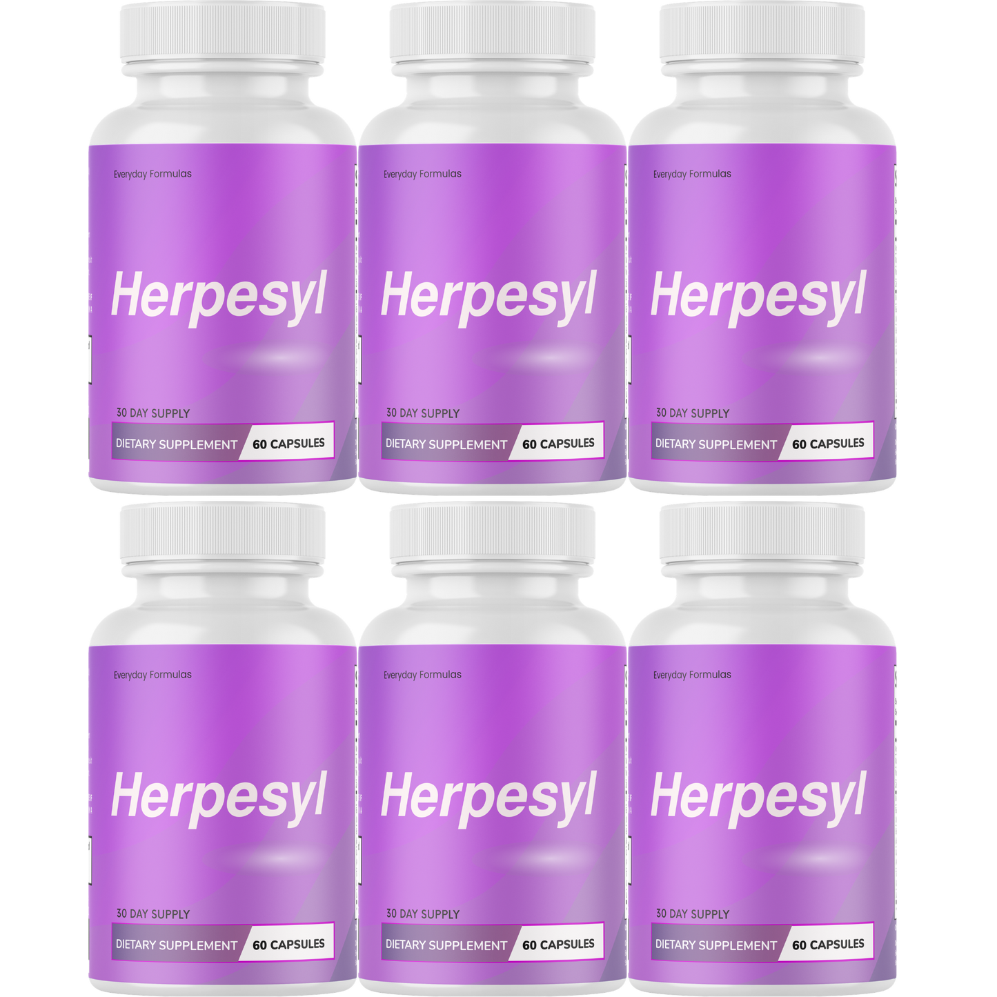 Herpesyl Immune Support Elderberry Zinc Vitamin C Probiotic Blend 60 Capsules