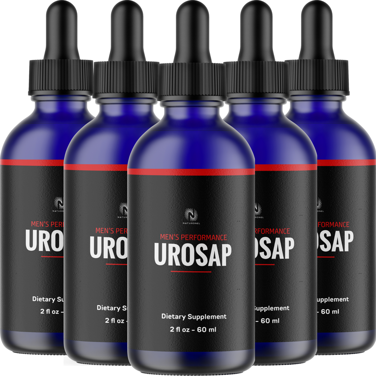 UROSAP Men’s Performance Drops (5 Pack) – Men’s Vitality, Stamina & Performance Support, L-Arginine, L-Glutamine & L-Tryptophan