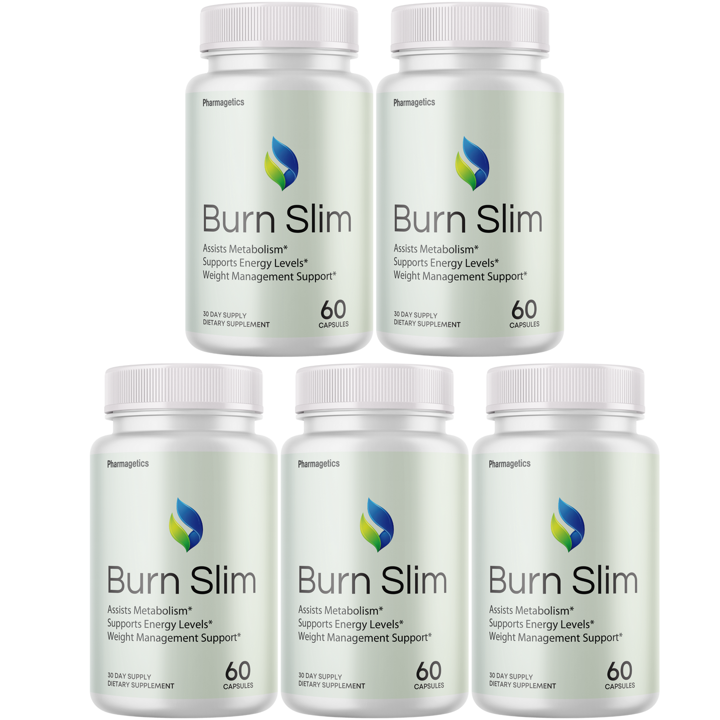 Burn Slim Weight Management Support, Fat Loss Supplement 60 Capsules