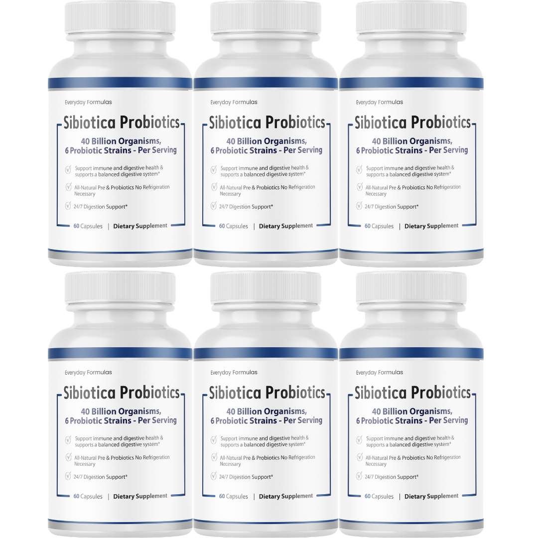 Sibiotica Probiotics Immune And Digestive Health Support Supplement 60 Capsules