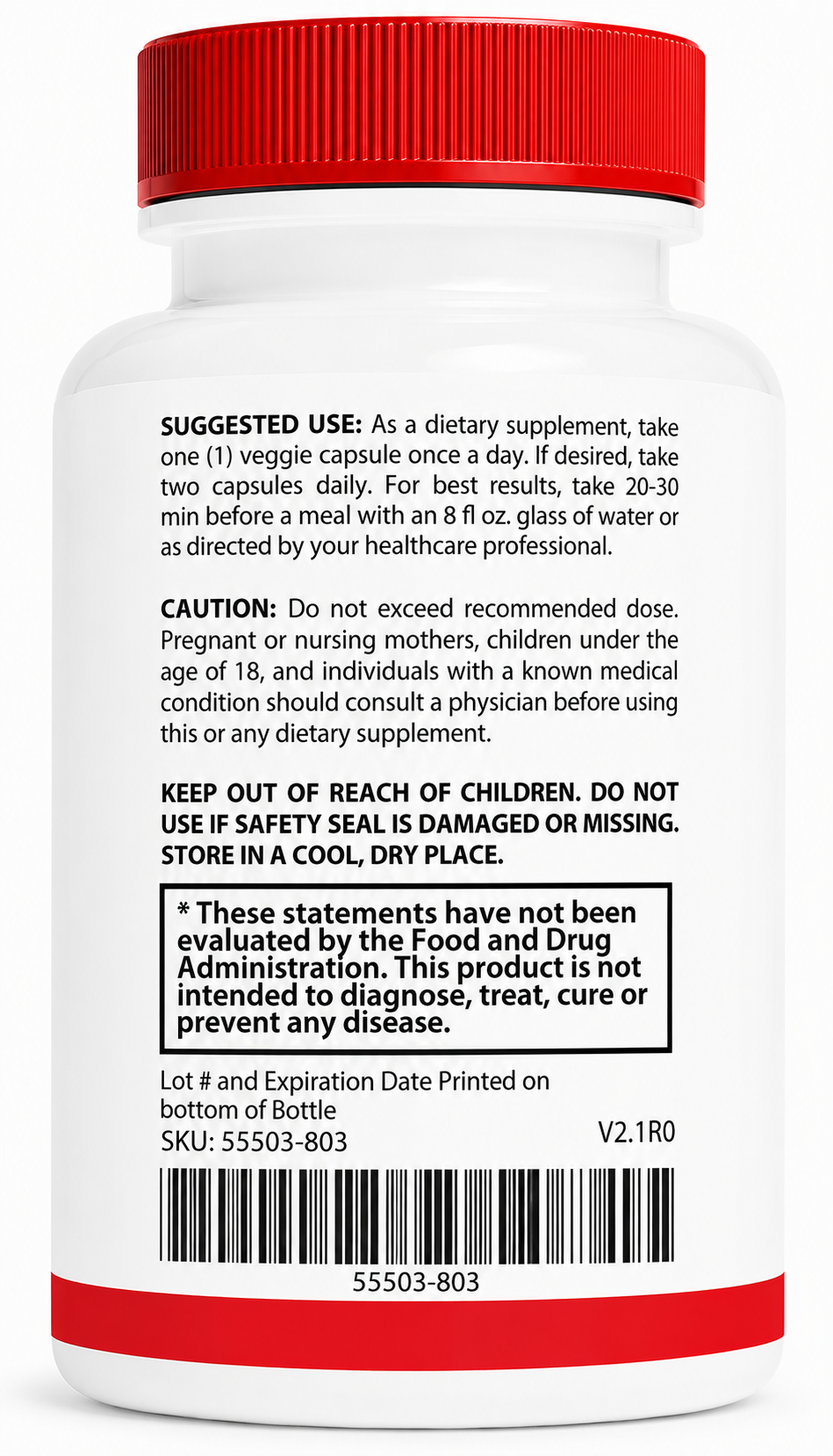 Glykonex Pro Maximum Absorption Gluco Capsules – Daily Glucose Support Supplement with Vitamins, Minerals & Botanicals, Metabolism Support Formula - 6 Bottle