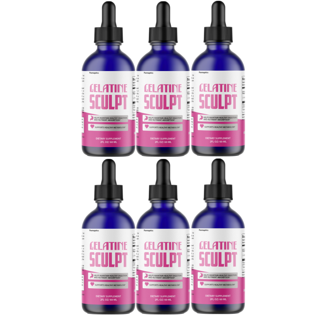 Gelatine Sculpt Drops Metabolism Support, Fat Loss Formula 60ML