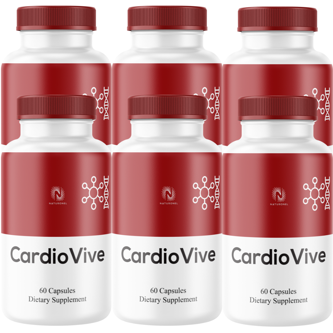 CardioVive (6 Pack) – Daily Cardiovascular Wellness Supplement – Banaba, Cinnamon, Magnesium, Chromium & Zinc