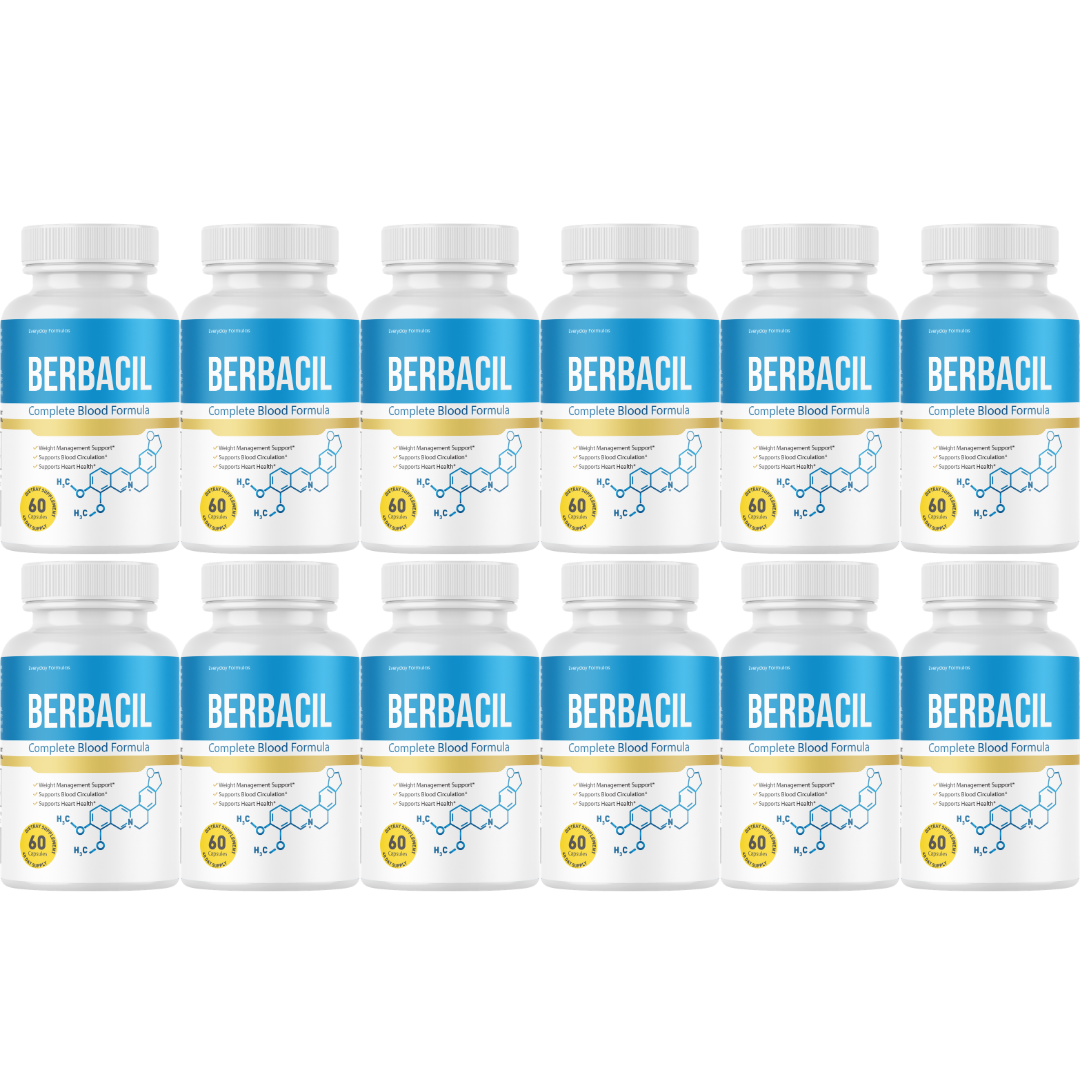 Berbacil Healthy Blood Circulation Support 60 Capsules