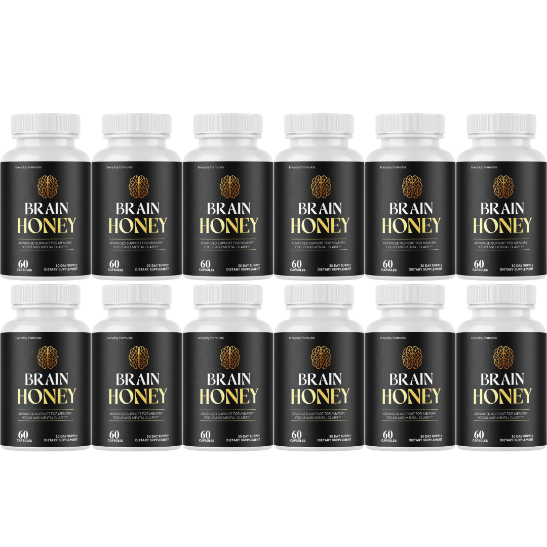 Brain Honey Memory And Clarity Support Supplement 60 Capsules