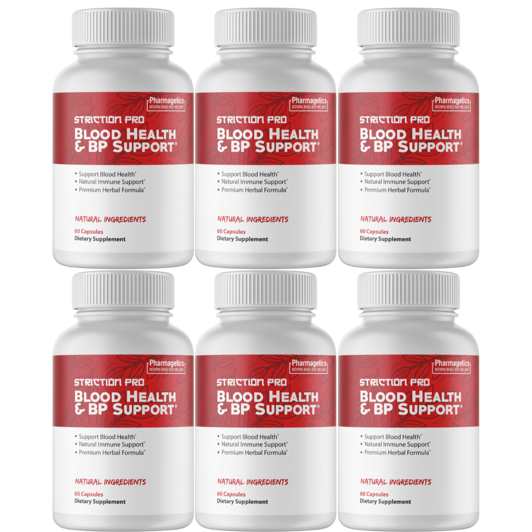 Striction Pro Blood Sugar Health Support Supplement 60 Capsules