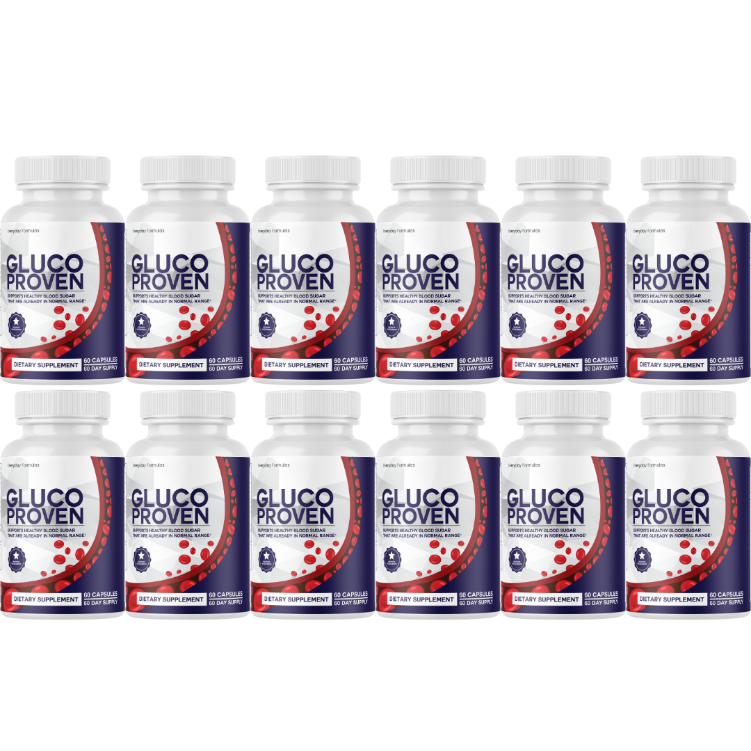 Gluco Proven Healthy Blood Sugar Support Formula 60 Capsules