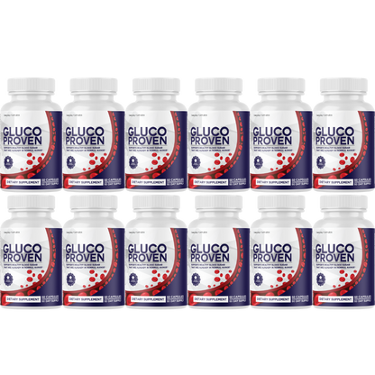 Gluco Proven Healthy Blood Sugar Support Formula 60 Capsules