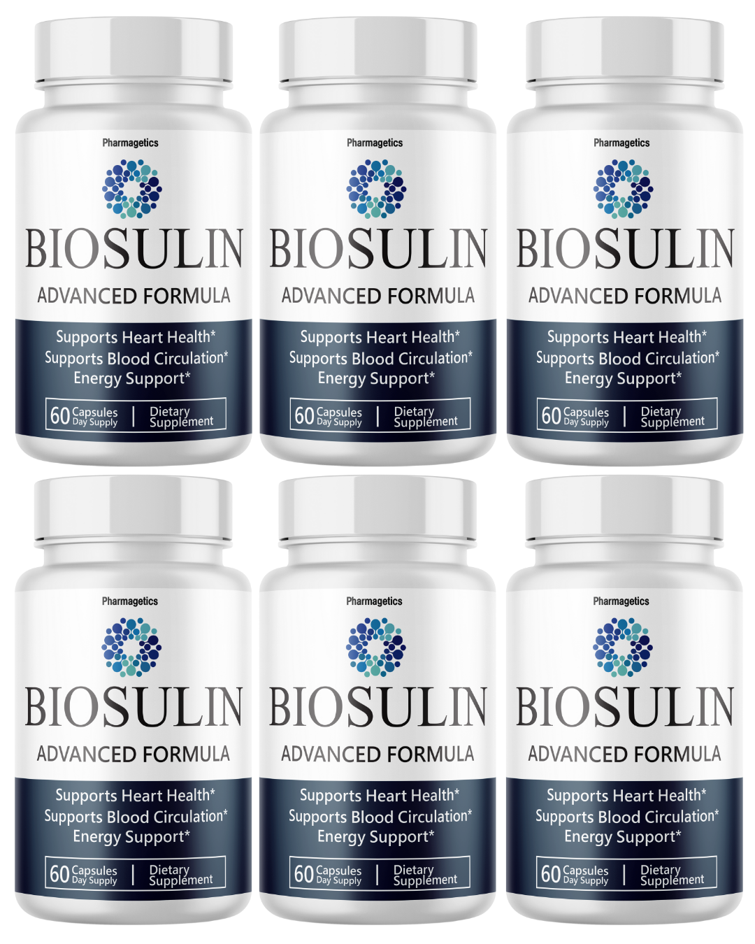Biosulin Advanced Formula for Heart Health Support - 60 Capsules
