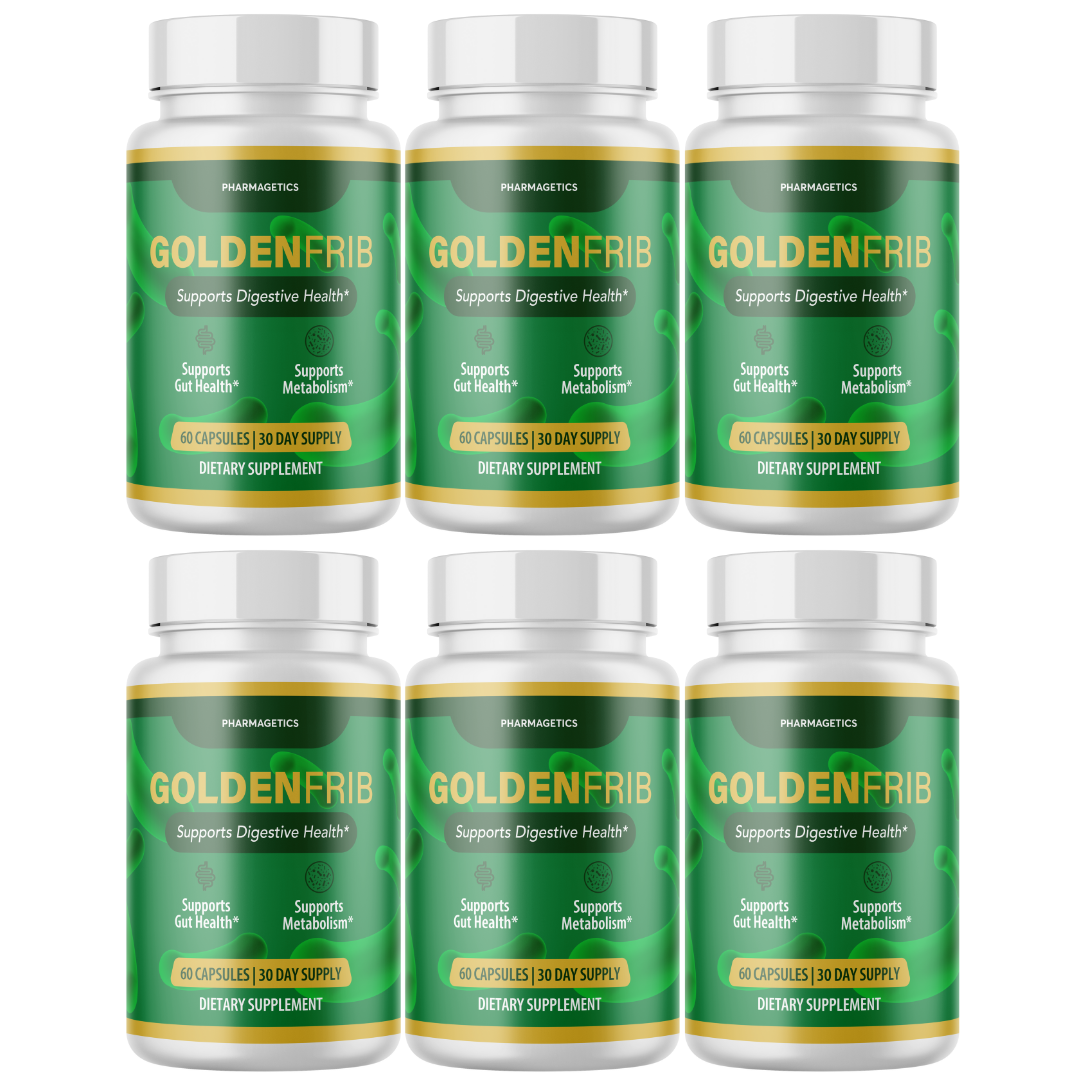 GoldenFrib Formula for Probiotic and Gut Health Support 60 Capsules