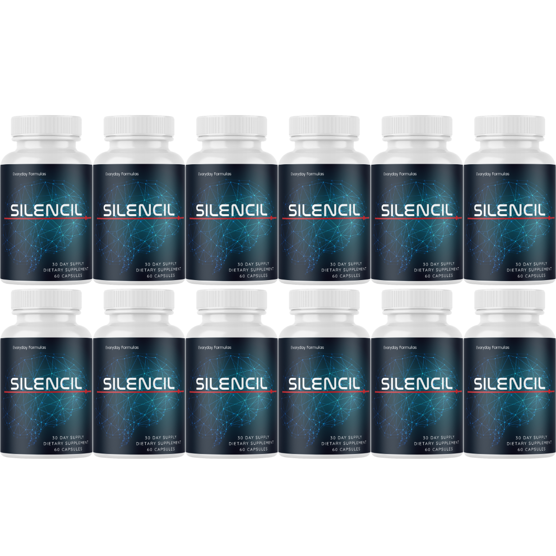 Silencil Premium Tinnitus Support Relief Supplement 60 Capsules