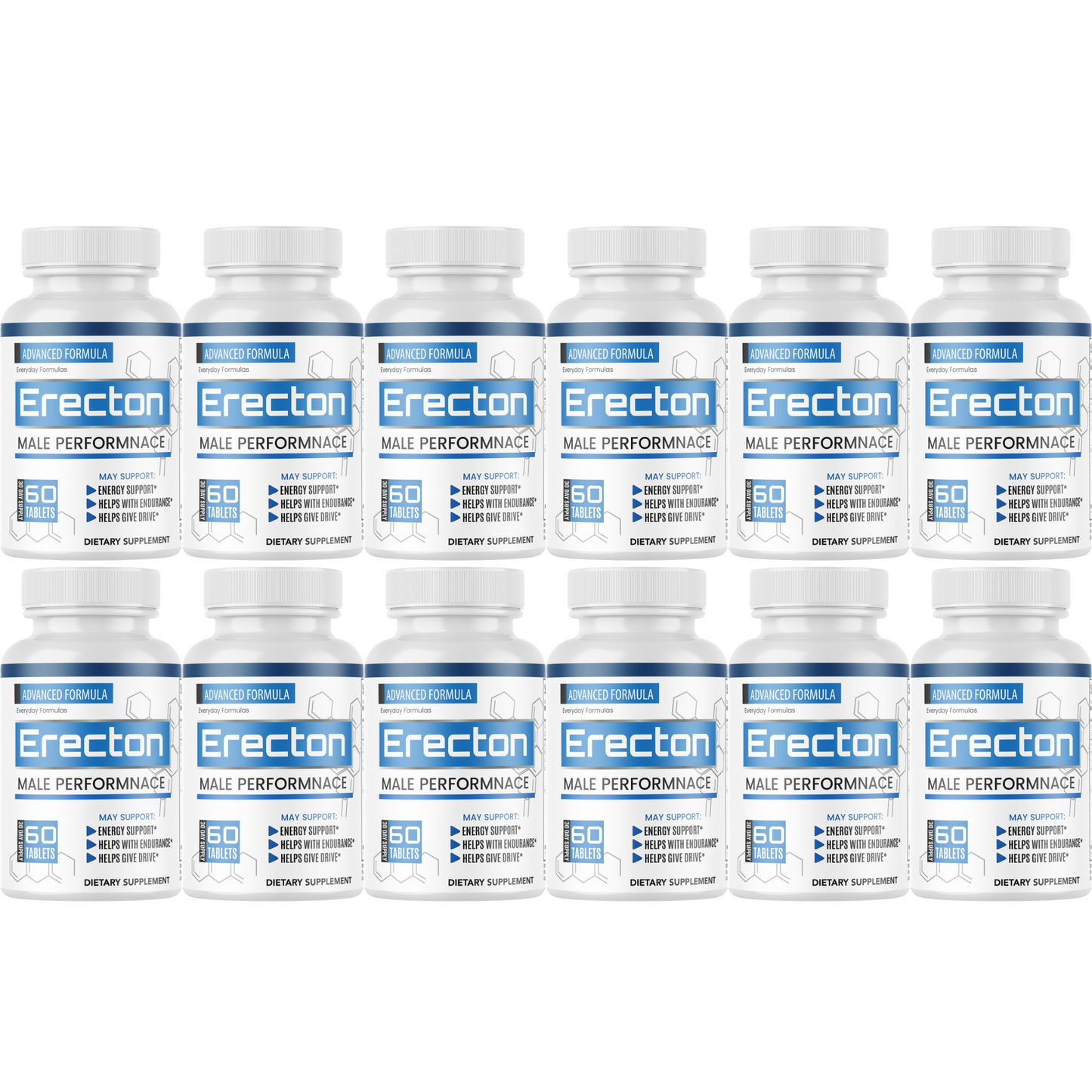 Erecton Advanced Formula for Male Performance Support 60 Capsules
