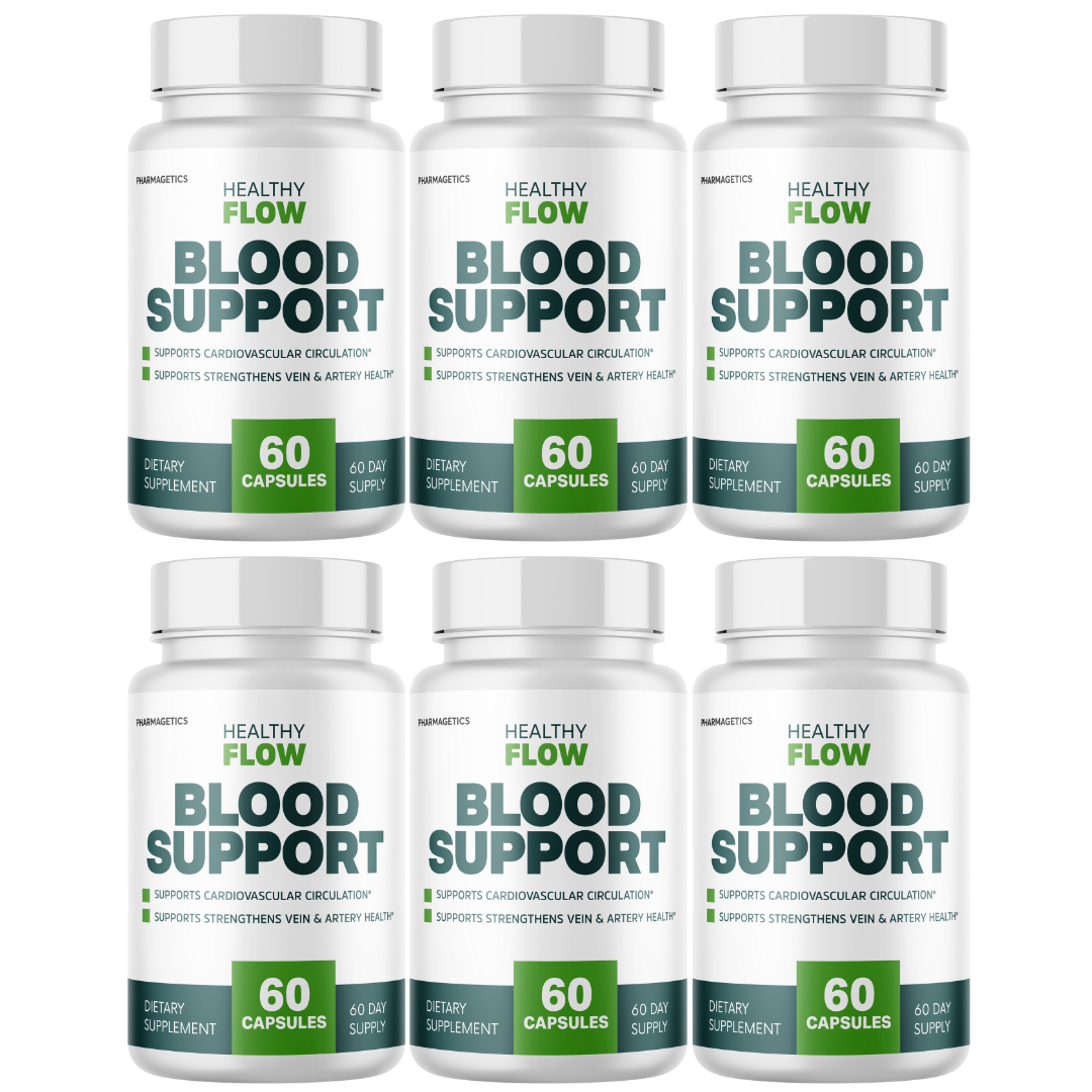 Healthy Flow Capsules, Advanced Blood Support Formula 60 Capsules