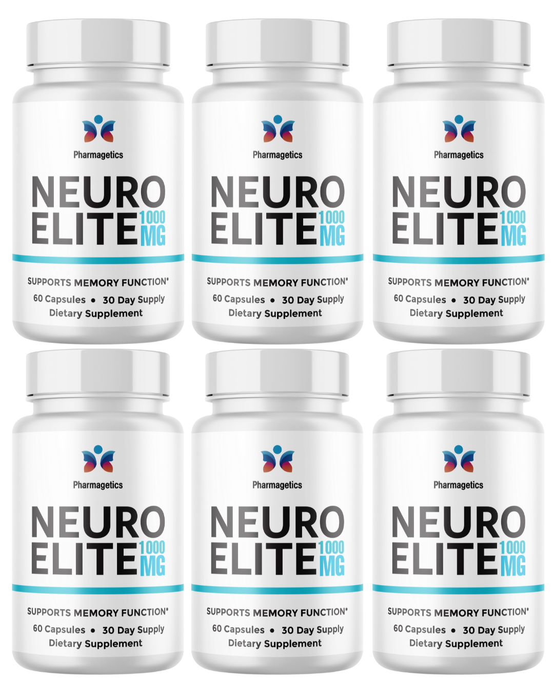 Neuro Elite 1000MG Cognitive & Brain Health Support Supplement 60 Capsules