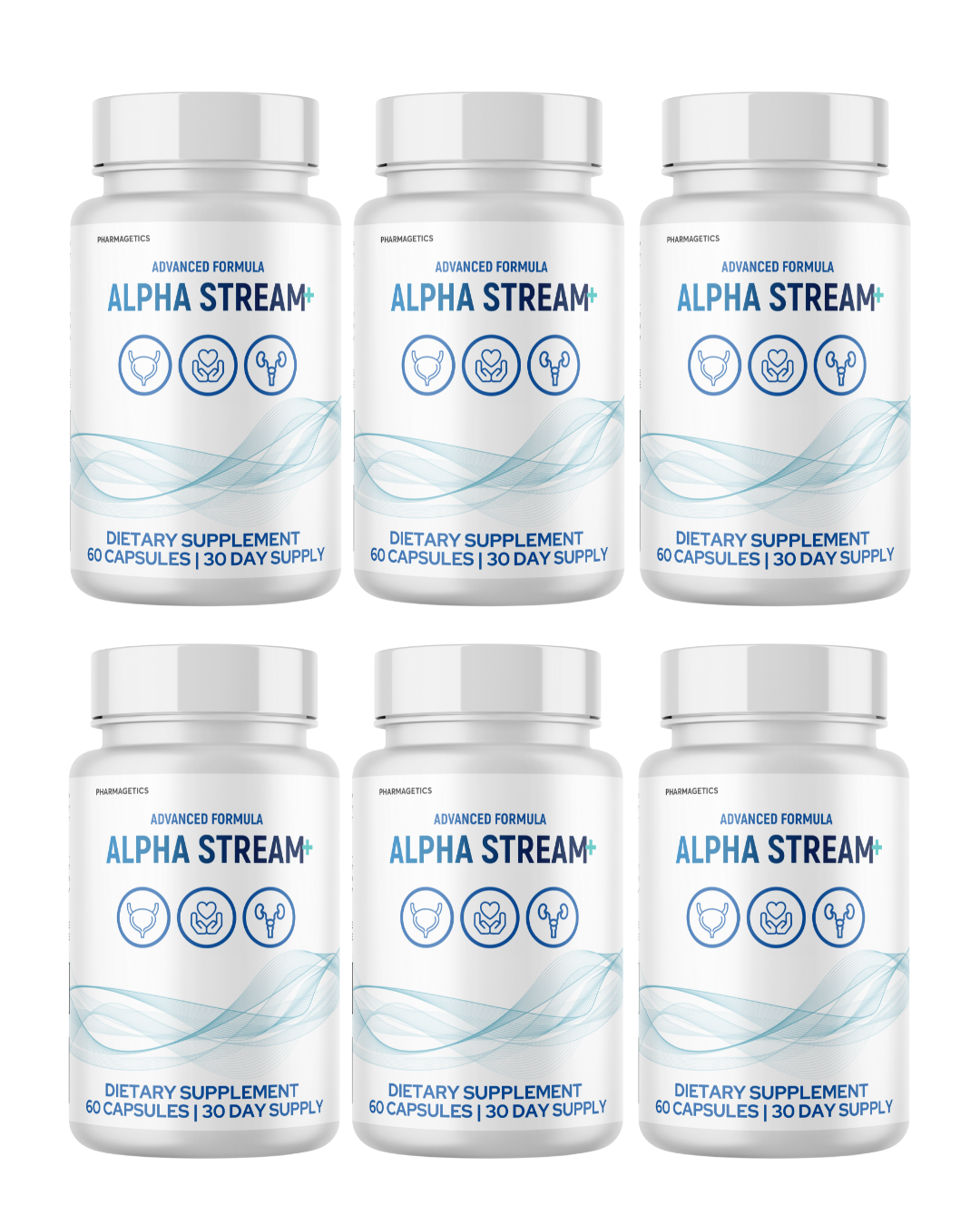 Alpha Stream Prostate Health Support Dietary Supplement 60 Capsules