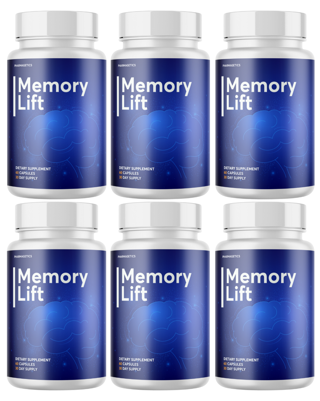 Memory Lift Brain Health Support Supplement 60 Capsules
