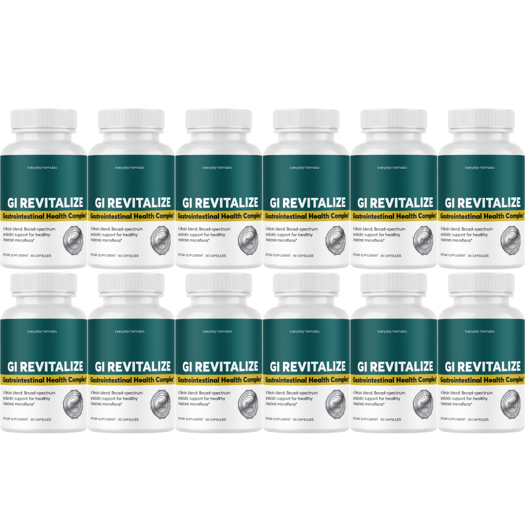 GI Revitalize - Gut Health Supplements, Probiotics for Gut Health 60 Capsules