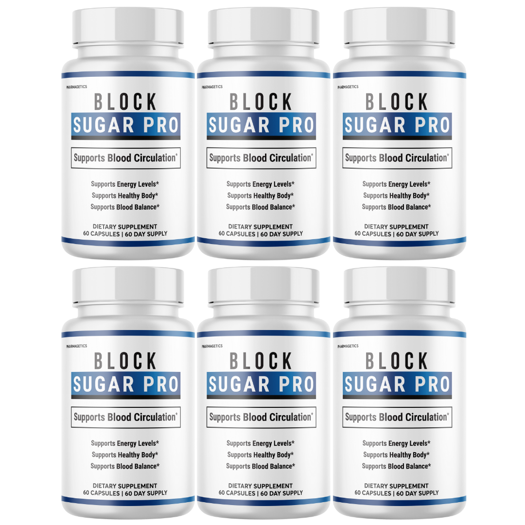 Block Sugar Pro Blood Circulation Support, Blood Balance 60 Capsules
