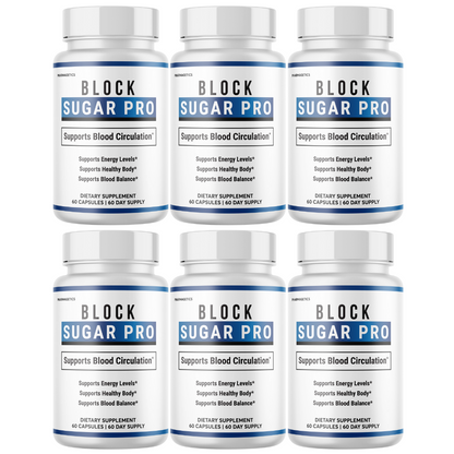 Block Sugar Pro Blood Circulation Support, Blood Balance 60 Capsules