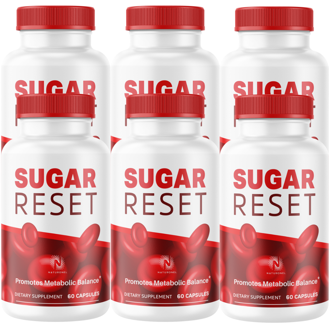 Sugar Reset (6 Pack) Supplement – Advanced Metabolic Balance Formula with Banaba, Bitter Melon, Chromium, Gymnema & Alpha Lipoic Acid – Daily Wellness Support