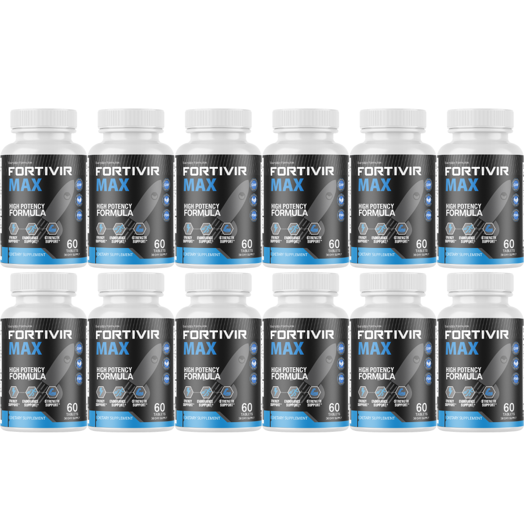 Fortivir Max High Potency Formula For Male Endurance Support 60 Tablets