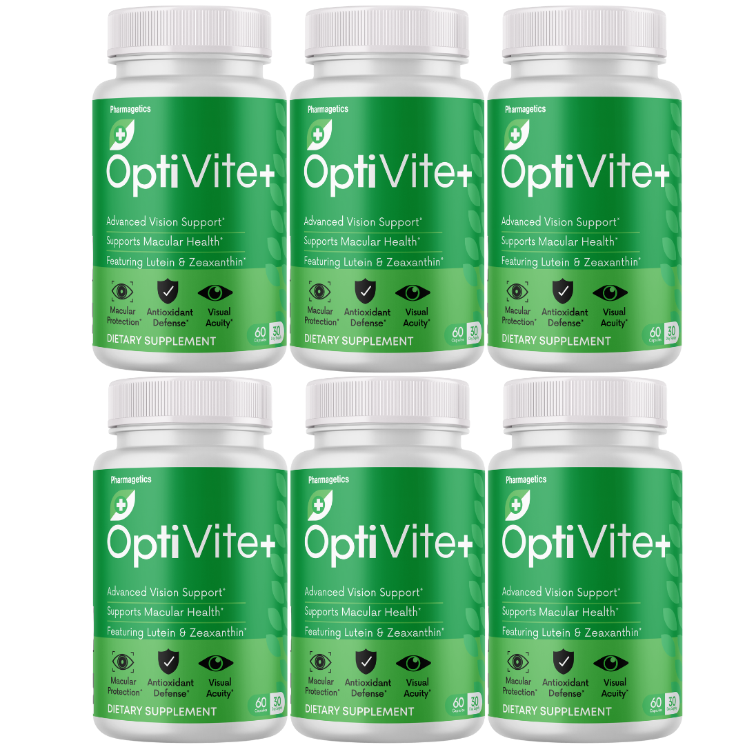 OptiVite+ Vision Support, Eye Health Supplement 60 Capsules