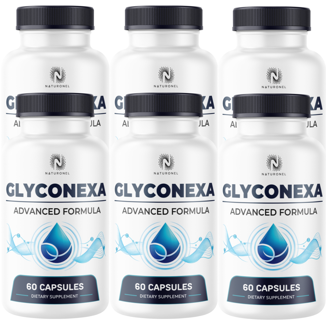 Glyconexa Advanced Formula (6 Pack)– Chromium, Alpha Lipoic Acid, Banaba Leaf, Cinnamon Bark, Bitter Melon, Gymnema & Biotin – Premium Daily Herbal Supplement