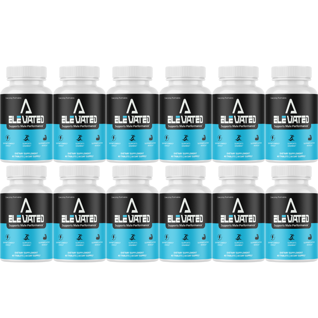 Elevated Male Performance And Stamina Support Supplement 60 Tablets