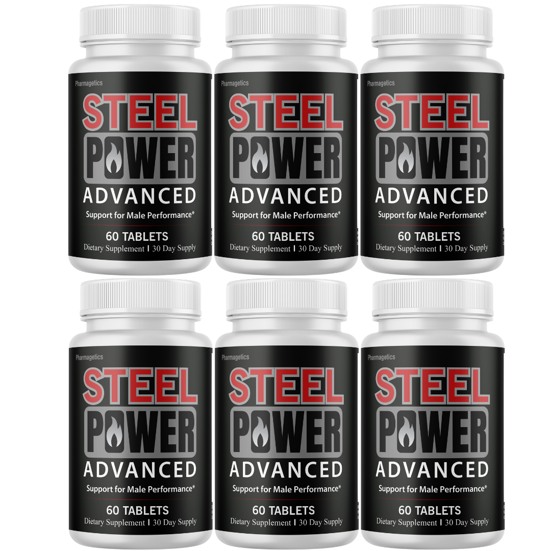Steel Power Advanced Male Health Support Supplement 60 Tablets