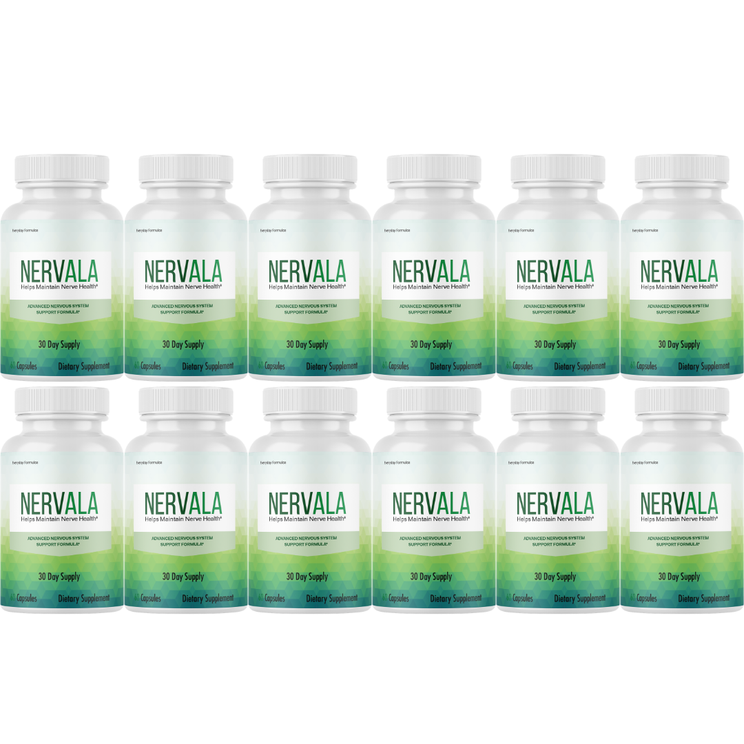 Nervala Nerve Pain Relief Neuropathy Supplement 60 Capsules