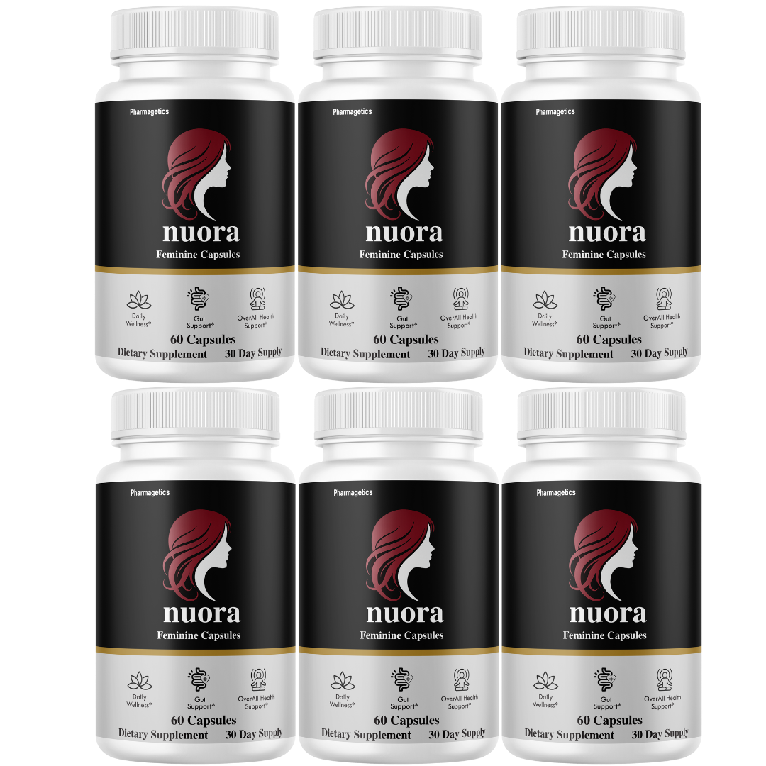 Nuora Feminine Supplement, Gut Health Support Formula 60 Capsules