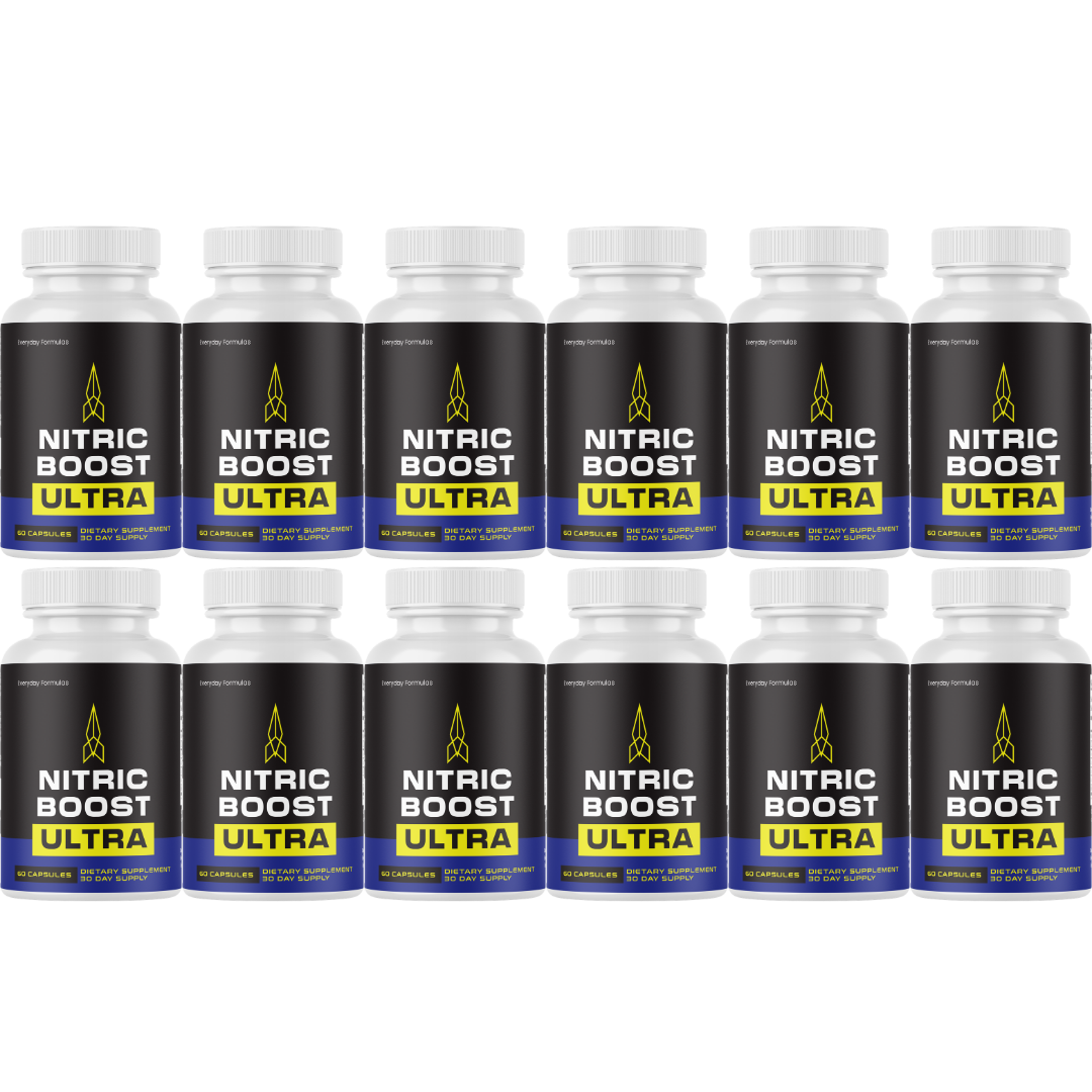 Nitric Boost Ultra - Enhance Performance and Daily Energy 60 Capsules