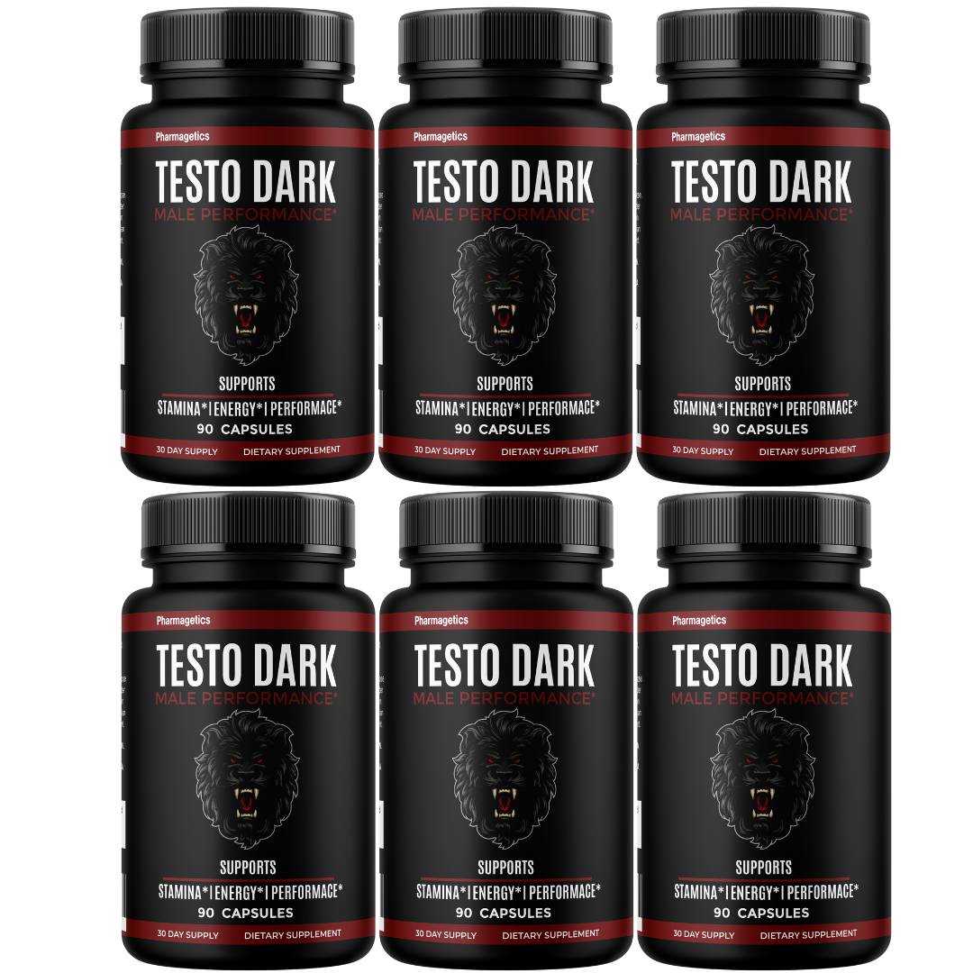 Testo Dark Male Performance Supplement, Stamina Support 90 Capsules