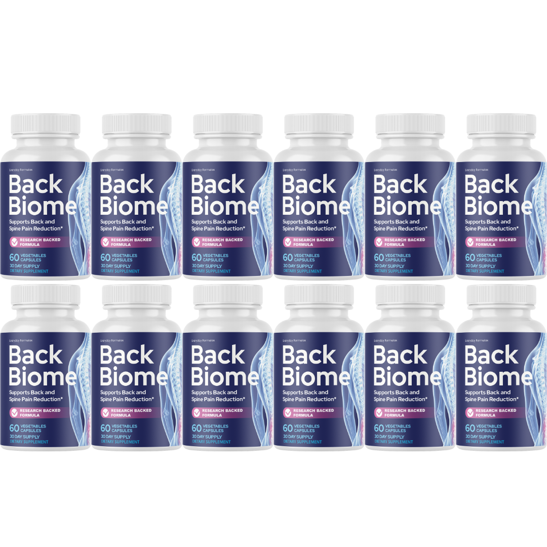 Back Biome Back And Spine Pain Reduction Support Supplement 60 Capsules